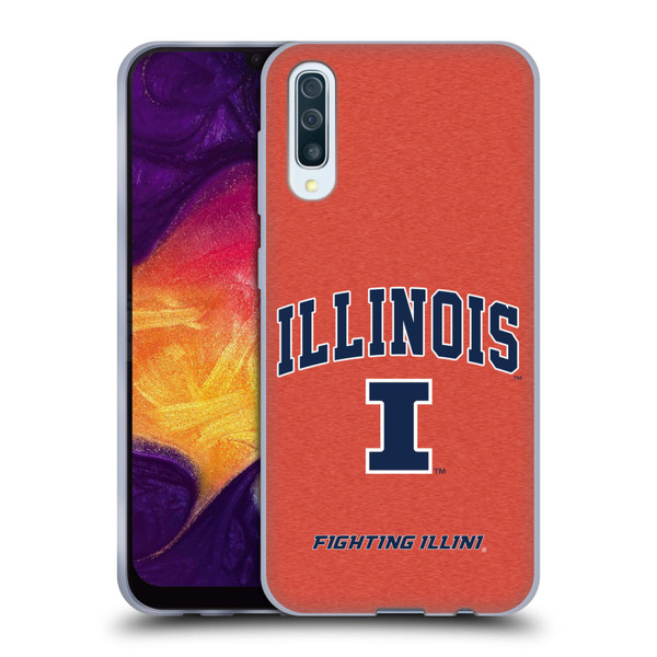 University Of Illinois U Of I University Of Illinois Campus Logotype Soft Gel Case for Samsung Galaxy A50/A30s (2019)