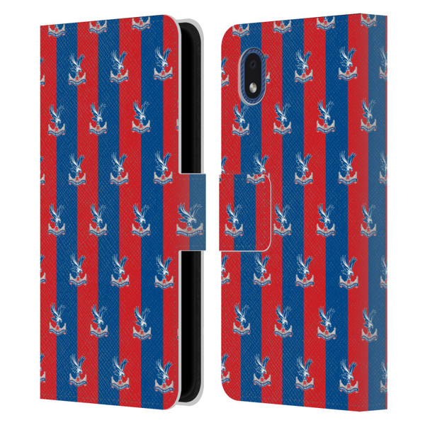 Crystal Palace FC Crest Pattern Leather Book Wallet Case Cover For Samsung Galaxy A01 Core (2020)