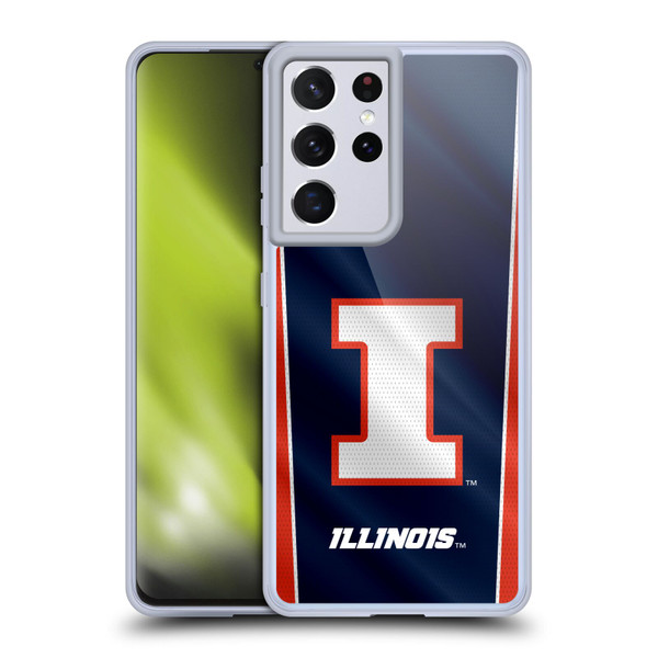 University Of Illinois U Of I University Of Illinois Banner Soft Gel Case for Samsung Galaxy S21 Ultra 5G