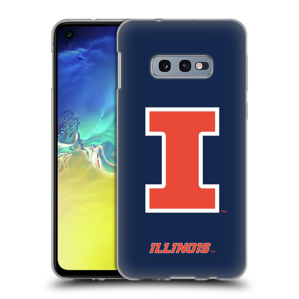 University Of Illinois U Of I University Of Illinois Plain Soft Gel Case for Samsung Galaxy S10e