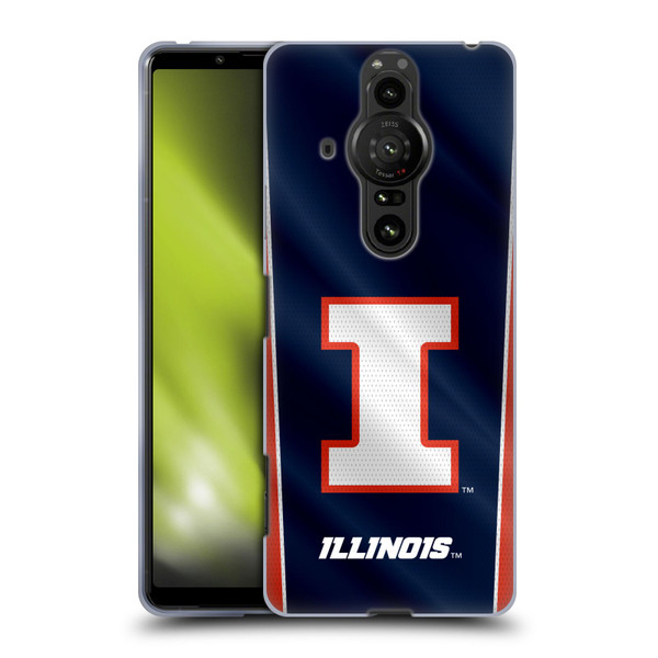 University Of Illinois U Of I University Of Illinois Banner Soft Gel Case for Sony Xperia Pro-I