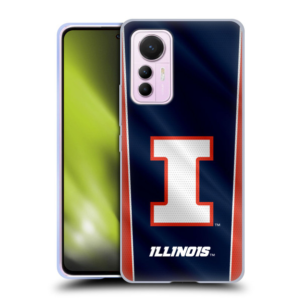 University Of Illinois U Of I University Of Illinois Banner Soft Gel Case for Xiaomi 12 Lite