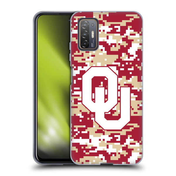 University of Oklahoma OU The University of Oklahoma Digital Camouflage Soft Gel Case for HTC Desire 21 Pro 5G