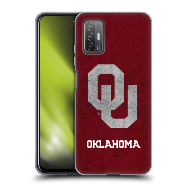 University of Oklahoma OU The University of Oklahoma Distressed Look Soft Gel Case for HTC Desire 21 Pro 5G