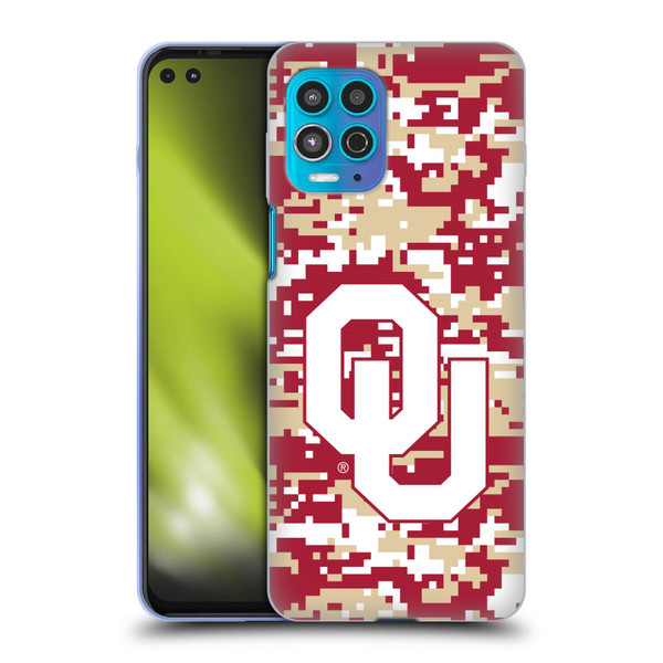 University of Oklahoma OU The University of Oklahoma Digital Camouflage Soft Gel Case for Motorola Moto G100