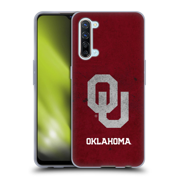 University of Oklahoma OU The University of Oklahoma Distressed Look Soft Gel Case for OPPO Find X2 Lite 5G