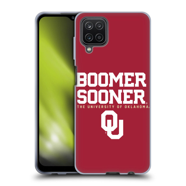 University of Oklahoma OU The University of Oklahoma Boomer Sooner Soft Gel Case for Samsung Galaxy A12 (2020)