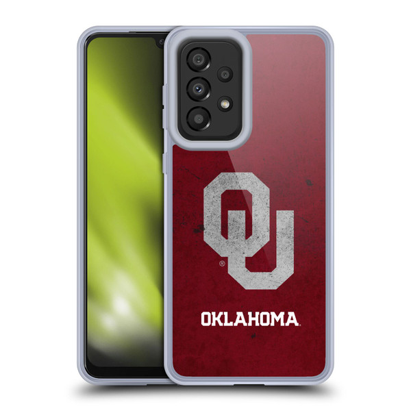 University of Oklahoma OU The University of Oklahoma Distressed Look Soft Gel Case for Samsung Galaxy A33 5G (2022)