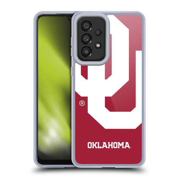 University of Oklahoma OU The University of Oklahoma Oversized Icon Soft Gel Case for Samsung Galaxy A33 5G (2022)