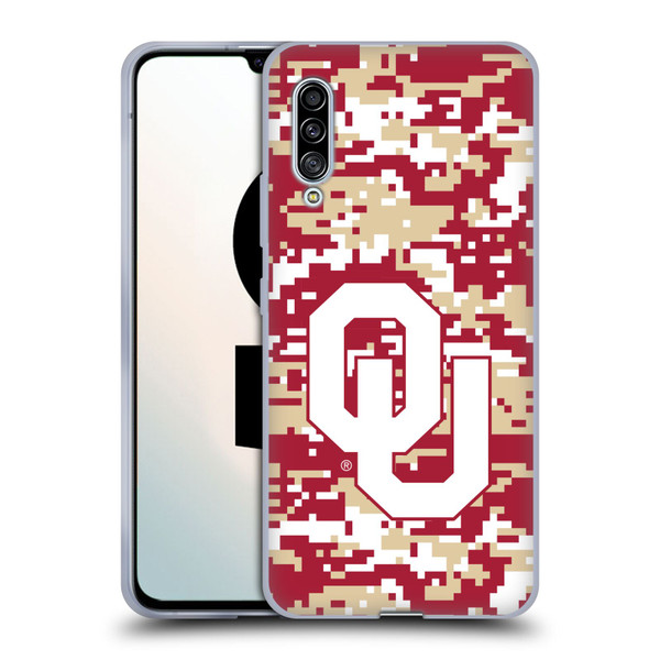 University of Oklahoma OU The University of Oklahoma Digital Camouflage Soft Gel Case for Samsung Galaxy A90 5G (2019)