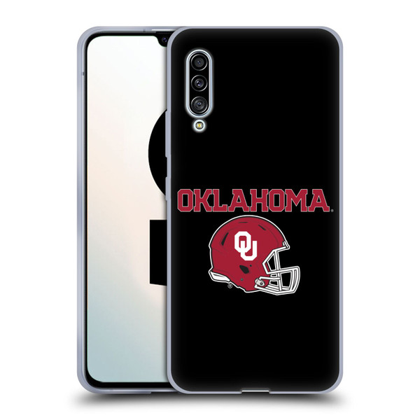 University of Oklahoma OU The University of Oklahoma Helmet Logotype Soft Gel Case for Samsung Galaxy A90 5G (2019)