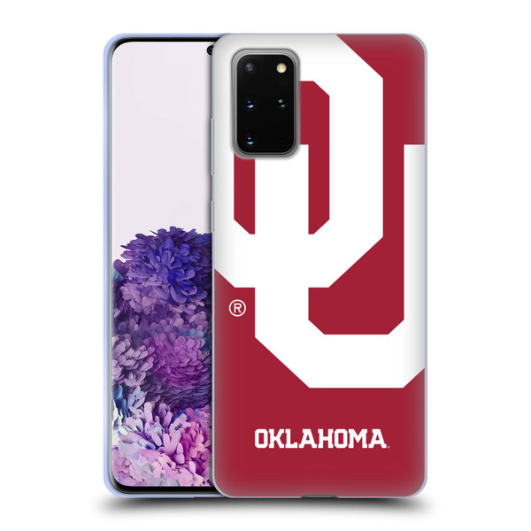 University of Oklahoma OU The University of Oklahoma Oversized Icon Soft Gel Case for Samsung Galaxy S20+ / S20+ 5G