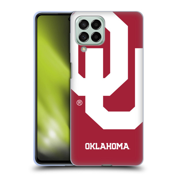 University of Oklahoma OU The University of Oklahoma Oversized Icon Soft Gel Case for Samsung Galaxy M53 (2022)