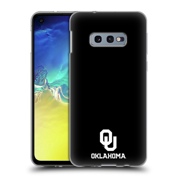 University of Oklahoma OU The University of Oklahoma Logo Soft Gel Case for Samsung Galaxy S10e