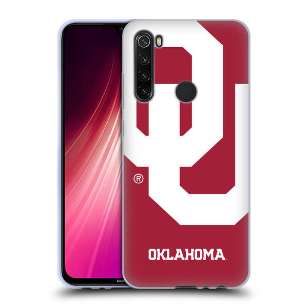 University of Oklahoma OU The University of Oklahoma Oversized Icon Soft Gel Case for Xiaomi Redmi Note 8T