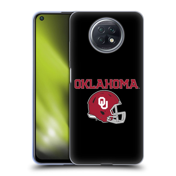 University of Oklahoma OU The University of Oklahoma Helmet Logotype Soft Gel Case for Xiaomi Redmi Note 9T 5G