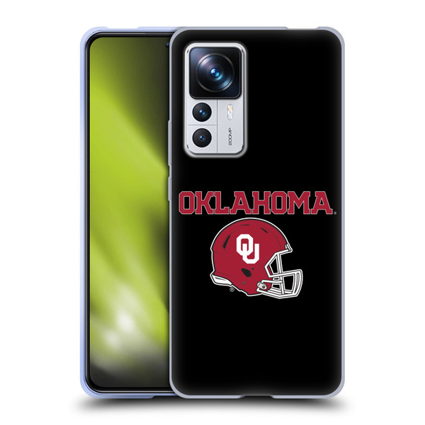 University of Oklahoma OU The University of Oklahoma Helmet Logotype Soft Gel Case for Xiaomi 12T Pro