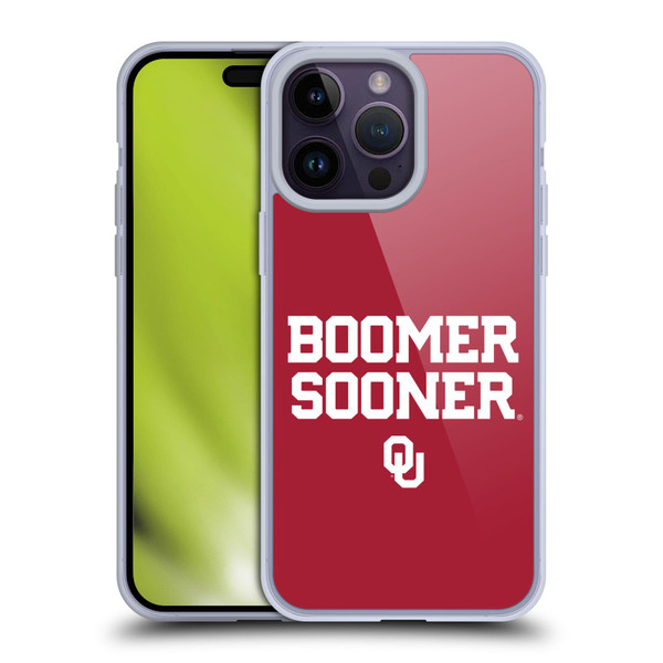 University of Oklahoma OU The University Of Oklahoma Art Boomer Soft Gel Case for Apple iPhone 14 Pro Max