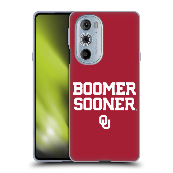 University of Oklahoma OU The University Of Oklahoma Art Boomer Soft Gel Case for Motorola Edge X30