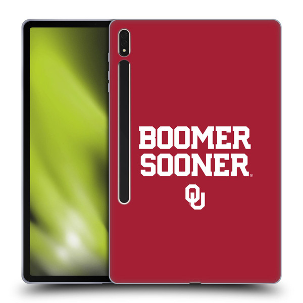 University of Oklahoma OU The University Of Oklahoma Art Boomer Soft Gel Case for Samsung Galaxy Tab S8 Plus