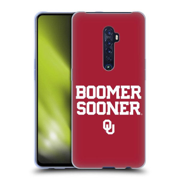 University of Oklahoma OU The University Of Oklahoma Art Boomer Soft Gel Case for OPPO Reno 2