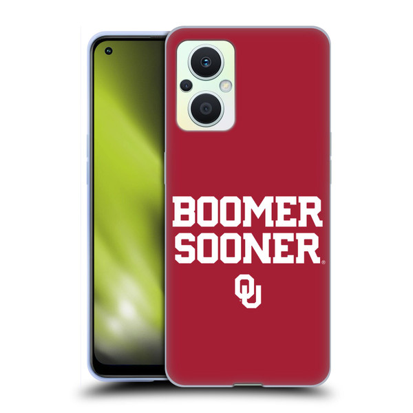 University of Oklahoma OU The University Of Oklahoma Art Boomer Soft Gel Case for OPPO Reno8 Lite