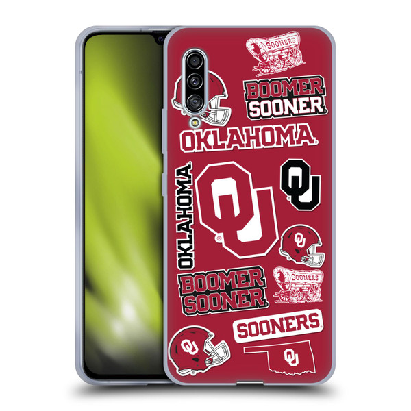 University of Oklahoma OU The University Of Oklahoma Art Collage Soft Gel Case for Samsung Galaxy A90 5G (2019)