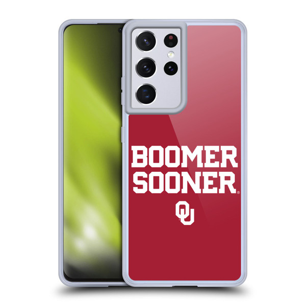 University of Oklahoma OU The University Of Oklahoma Art Boomer Soft Gel Case for Samsung Galaxy S21 Ultra 5G