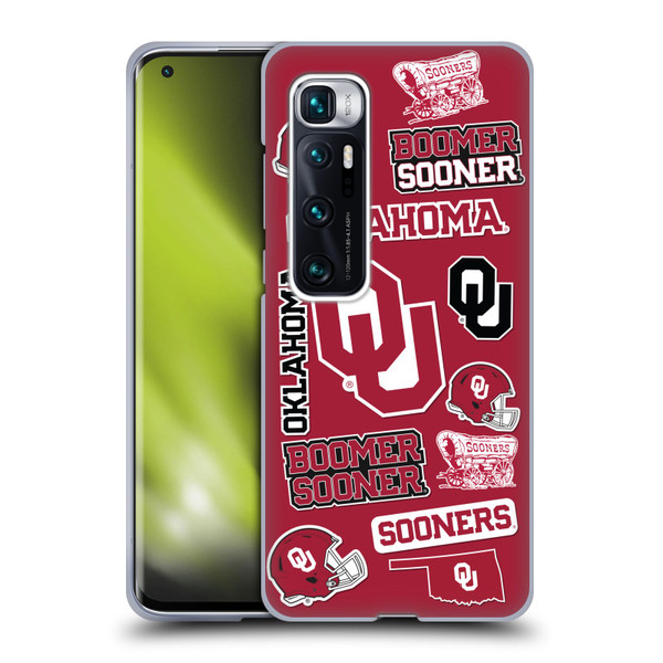 University of Oklahoma OU The University Of Oklahoma Art Collage Soft Gel Case for Xiaomi Mi 10 Ultra 5G