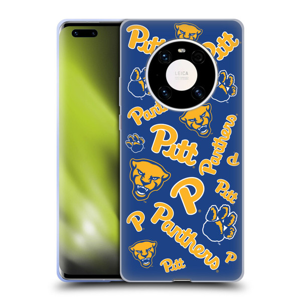 University Of Pittsburgh University of Pittsburgh Art Pattern 1 Soft Gel Case for Huawei Mate 40 Pro 5G