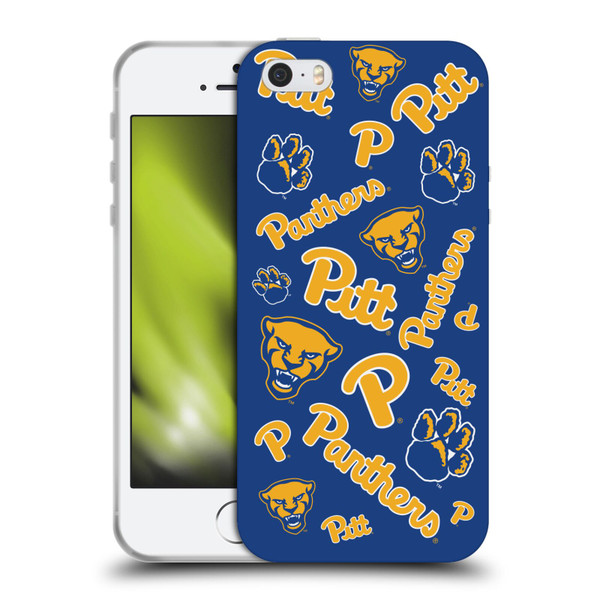 University Of Pittsburgh University of Pittsburgh Art Pattern 1 Soft Gel Case for Apple iPhone 5 / 5s / iPhone SE 2016