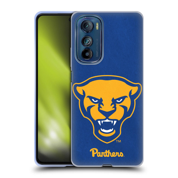 University Of Pittsburgh University of Pittsburgh Art Head Logo Soft Gel Case for Motorola Edge 30