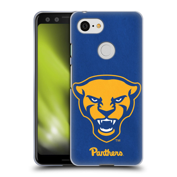 University Of Pittsburgh University of Pittsburgh Art Head Logo Soft Gel Case for Google Pixel 3