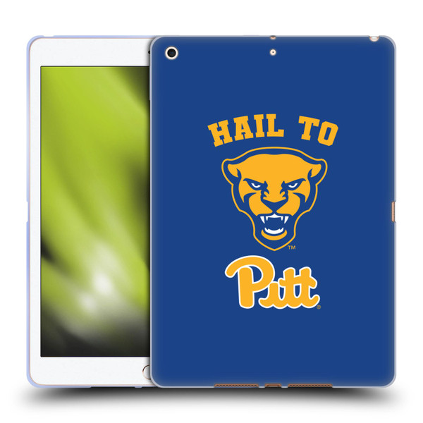 University Of Pittsburgh University of Pittsburgh Art Hail To Pitt Soft Gel Case for Apple iPad 10.2 2019/2020/2021