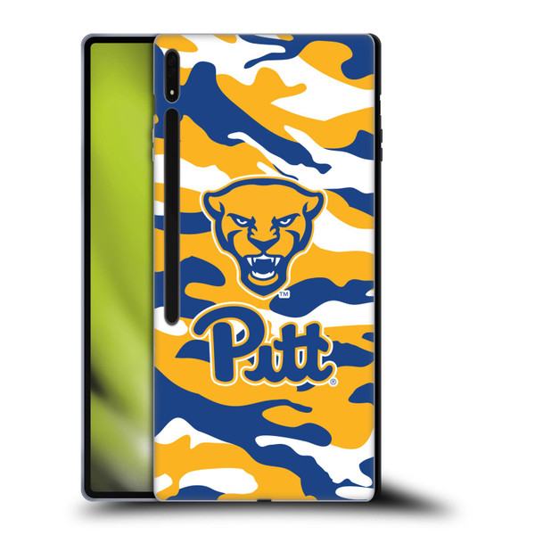 University Of Pittsburgh University of Pittsburgh Art Camou Full Color Soft Gel Case for Samsung Galaxy Tab S8 Ultra