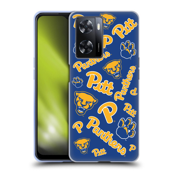 University Of Pittsburgh University of Pittsburgh Art Pattern 1 Soft Gel Case for OPPO A57s