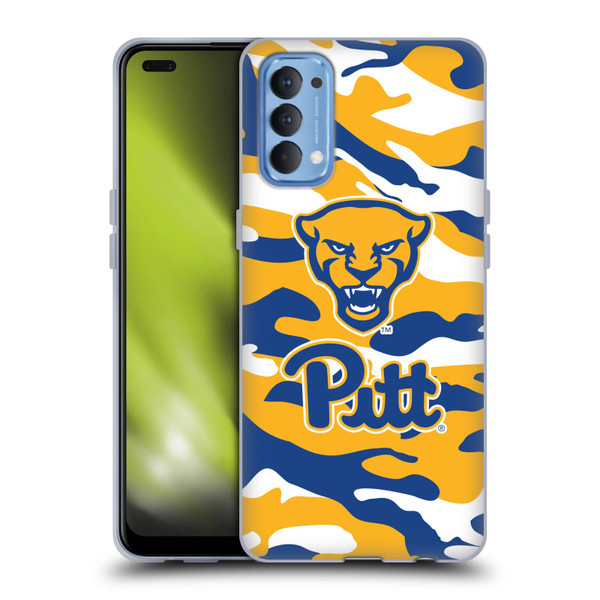 University Of Pittsburgh University of Pittsburgh Art Camou Full Color Soft Gel Case for OPPO Reno 4 5G