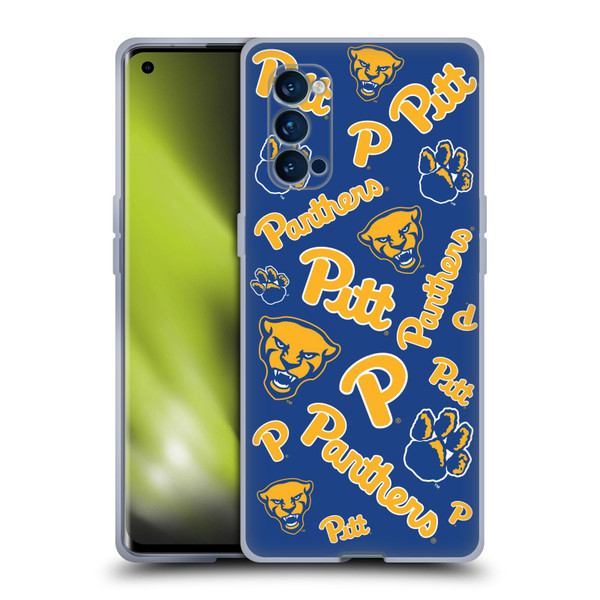 University Of Pittsburgh University of Pittsburgh Art Pattern 1 Soft Gel Case for OPPO Reno 4 Pro 5G