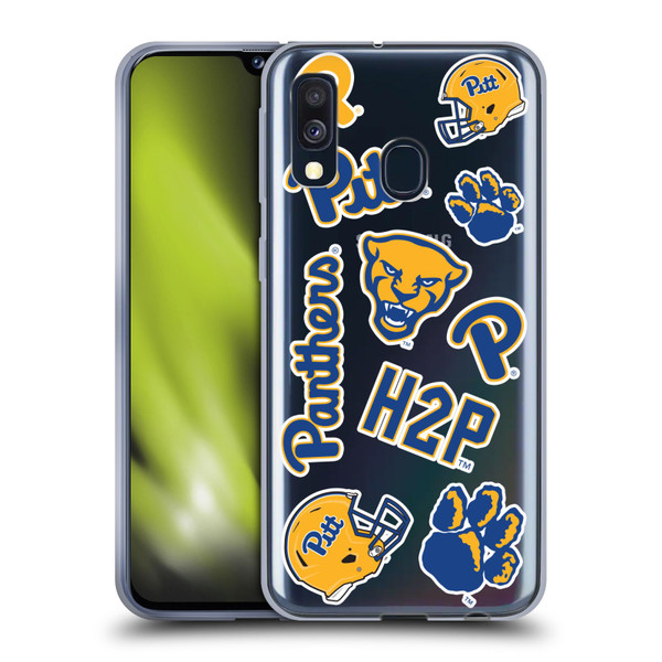 University Of Pittsburgh University of Pittsburgh Art Collage Soft Gel Case for Samsung Galaxy A40 (2019)
