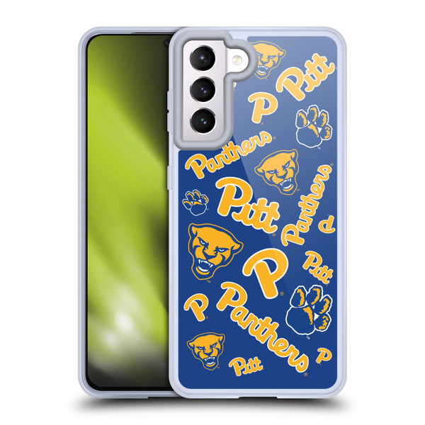 University Of Pittsburgh University of Pittsburgh Art Pattern 1 Soft Gel Case for Samsung Galaxy S21 5G