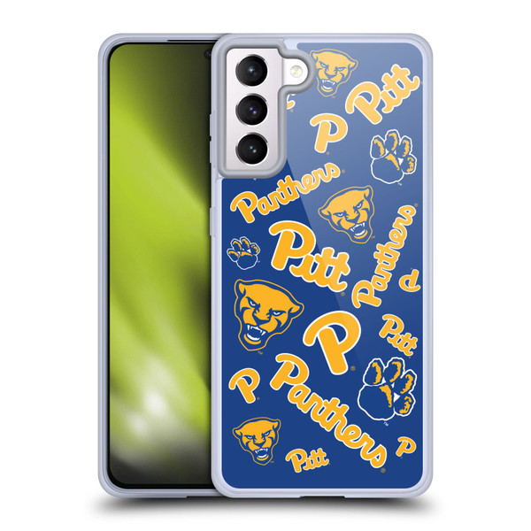 University Of Pittsburgh University of Pittsburgh Art Pattern 1 Soft Gel Case for Samsung Galaxy S21+ 5G