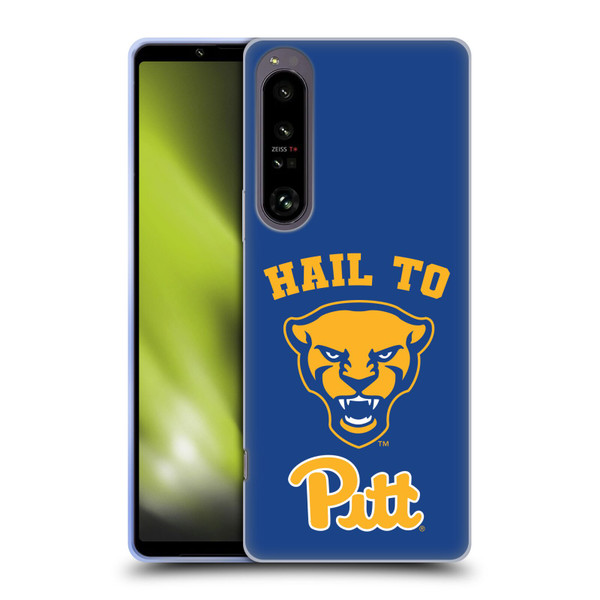 University Of Pittsburgh University of Pittsburgh Art Hail To Pitt Soft Gel Case for Sony Xperia 1 IV