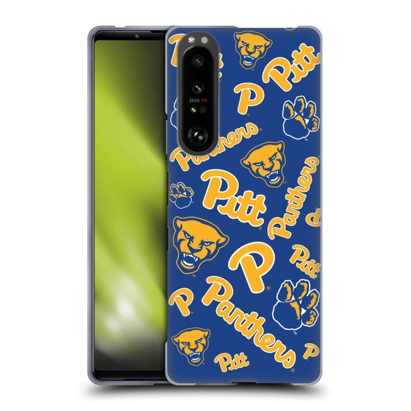University Of Pittsburgh University of Pittsburgh Art Pattern 1 Soft Gel Case for Sony Xperia 1 III