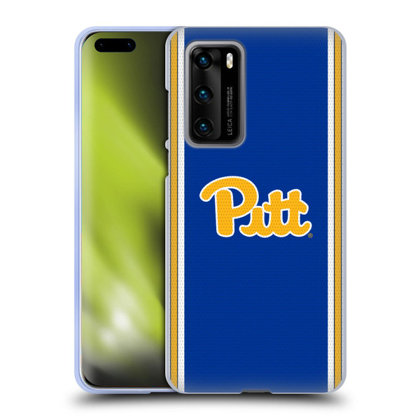 University Of Pittsburgh University Of Pittsburgh Football Jersey Soft Gel Case for Huawei P40 5G