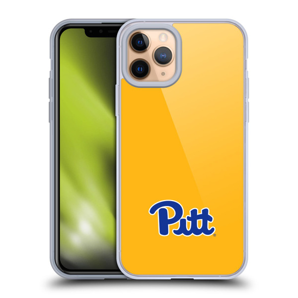 University Of Pittsburgh University Of Pittsburgh Logo Soft Gel Case for Apple iPhone 11 Pro