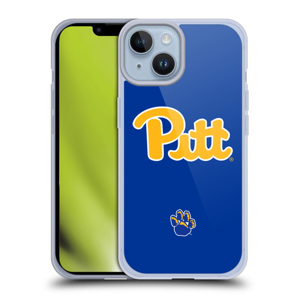 University Of Pittsburgh University Of Pittsburgh Plain Soft Gel Case for Apple iPhone 14