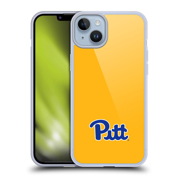 University Of Pittsburgh University Of Pittsburgh Logo Soft Gel Case for Apple iPhone 14 Plus