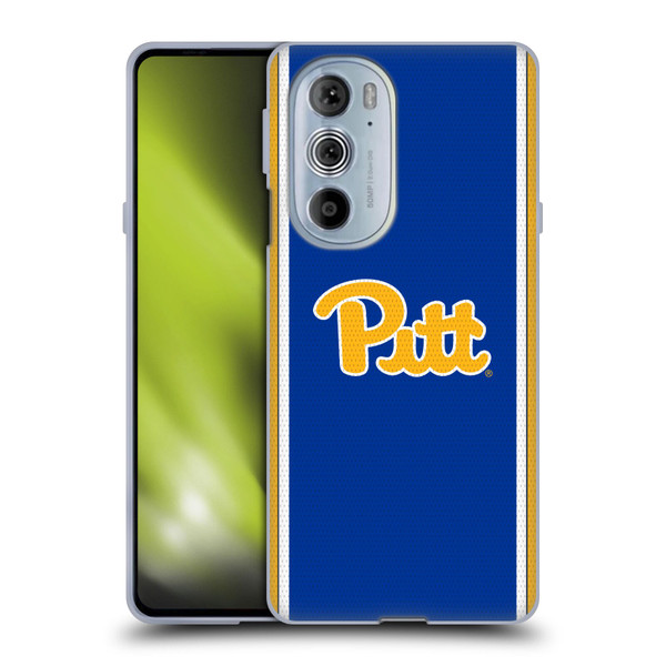 University Of Pittsburgh University Of Pittsburgh Football Jersey Soft Gel Case for Motorola Edge X30
