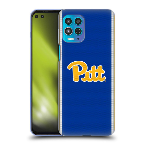 University Of Pittsburgh University Of Pittsburgh Football Jersey Soft Gel Case for Motorola Moto G100