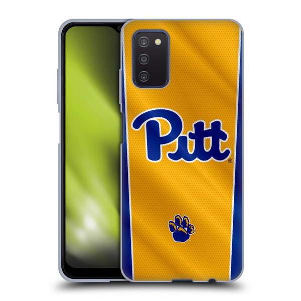 University Of Pittsburgh University Of Pittsburgh Banner Soft Gel Case for Samsung Galaxy A03s (2021)